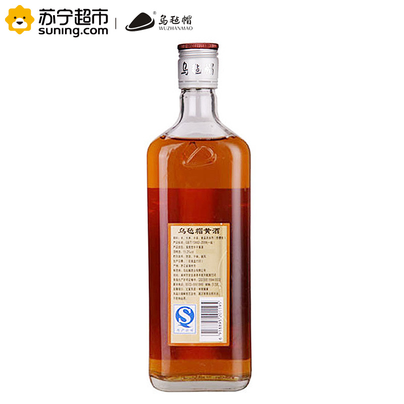 乌毡帽 浦江之缘清爽型黄酒480ml 单瓶装