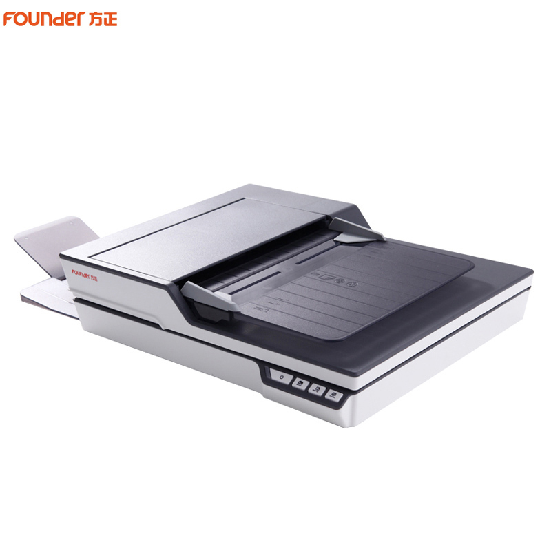 方正(Founder)S1015扫描仪A4高速双面自动进纸带平板 高速扫描仪 灰黑色