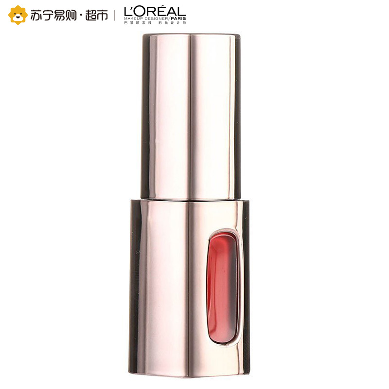 欧莱雅(LOREAL)纷泽雾感奢润唇釉6.5ml V109蜜桃慕斯