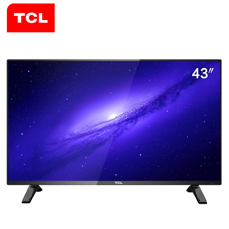 TCL 43E10 43英寸 内置WiFi 在线影院互联网LED液晶电视(黑色)