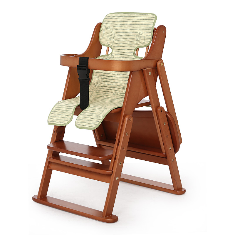 霖贝儿(LINBEBE)爱贝系列宝宝餐椅多功能婴儿餐椅儿童餐椅实木折叠餐椅婴儿餐椅便携高清大图