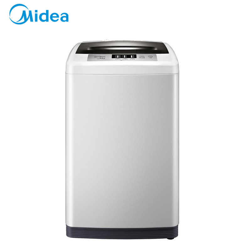 美的(Midea)MB55-V3006G 5.5公斤 全自动洗衣机 不锈钢内桶 智能洁桶 家用 灰色