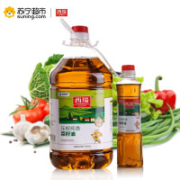西瑞(SUREA)压榨纯香菜籽油5L+500ml/桶 瓶装 非转基因食用油 物理压榨 放心粮油 粮农出品