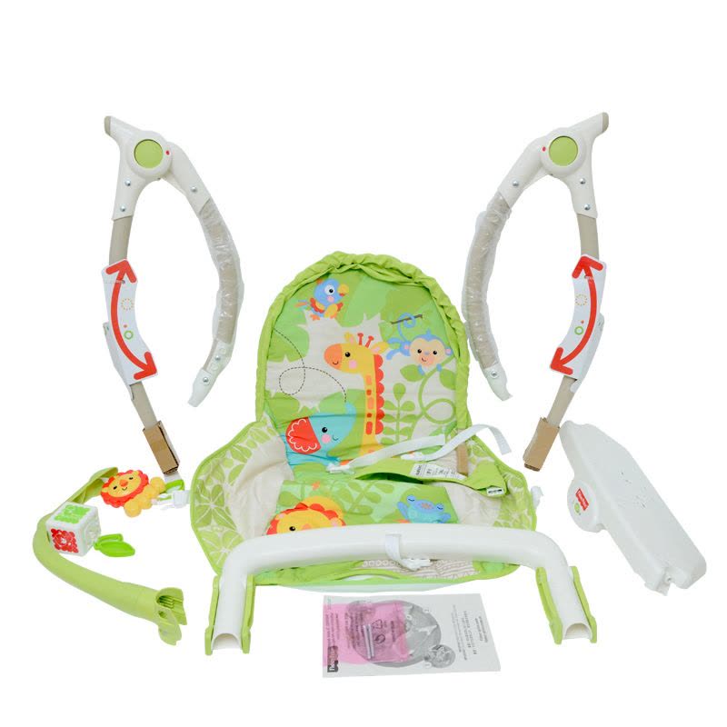 [苏宁自营]费雪BCD30婴儿多功能轻便摇椅摇篮玩具宝宝安抚躺椅摇椅图片