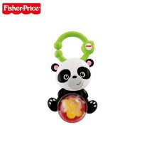 费雪Y6583缤纷动物之熊猫摇铃儿童益智玩具