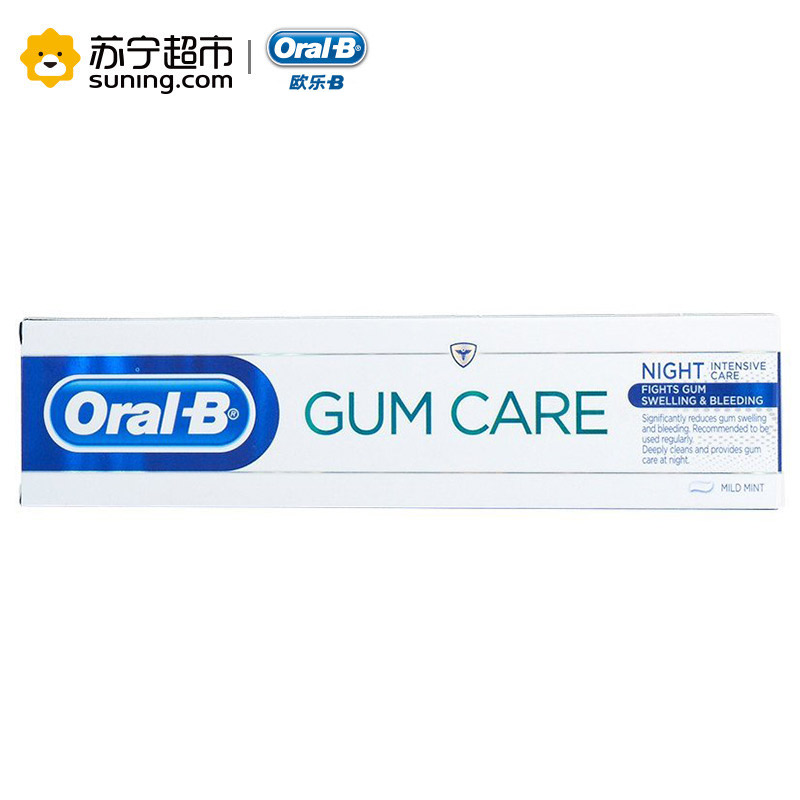 欧乐B(Oral-B)排浊泡泡牙膏 牙龈专护(夜间密集护理) 40克