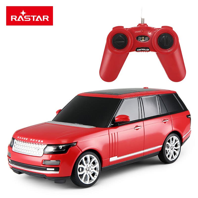 星辉(Rastar)路虎揽胜遥控汽车遥控车玩具1:24漂移赛车模型48500红色图片