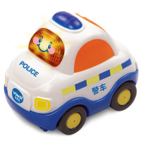 伟易达(VTech)神奇轨道车玩具小汽车儿童玩具车轨道车声光音乐小车-警车