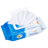 五羊母婴幼儿童婴儿手口湿巾80片带盖单包 儿童宝宝湿纸巾 手口专用 安全