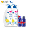 海飞丝去屑洗发露清爽去油型750ml*2(赠丝源复活50ML洗护组合或海飞丝洗发露80ml*2)