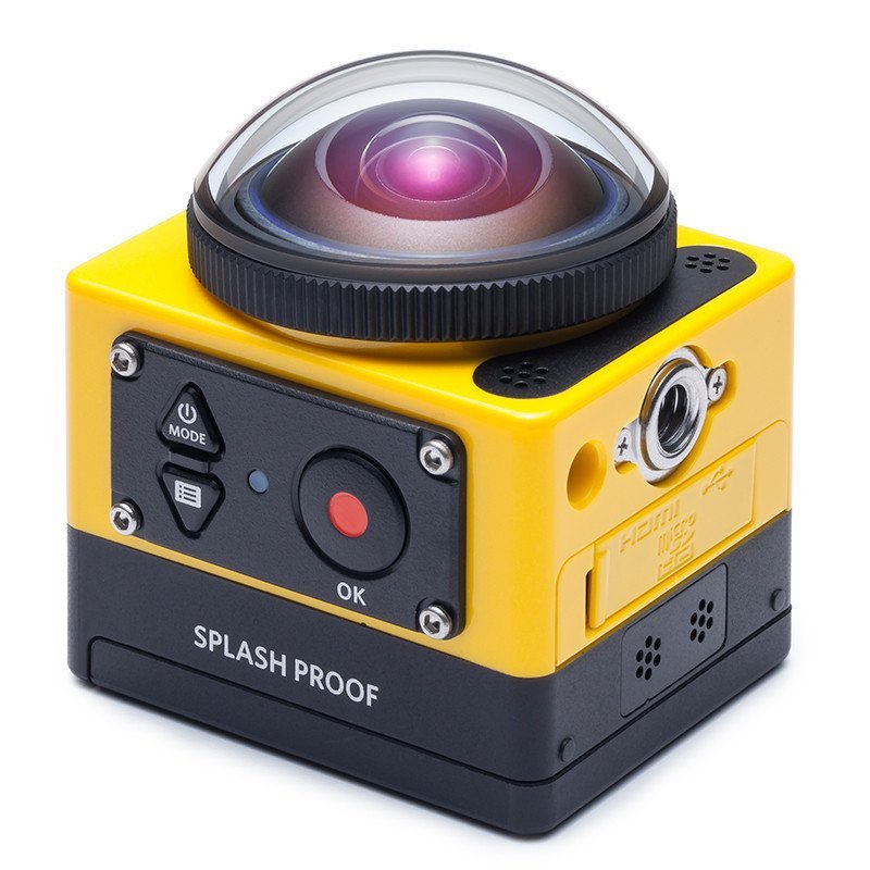 柯达(Kodak)SP360 运动型摄像机 360度(水平)拍摄视角 WIFI操控 全高清摄像 标准套装