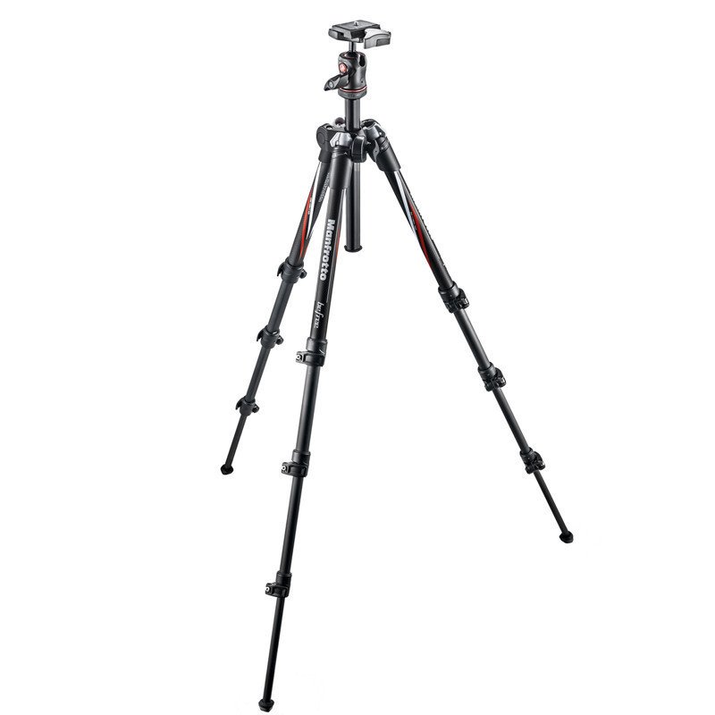 曼富图(Manfrotto)MKBFRC4-BH Befree系列碳纤维四节三脚架 相机三脚架 三脚架云台套装高清大图