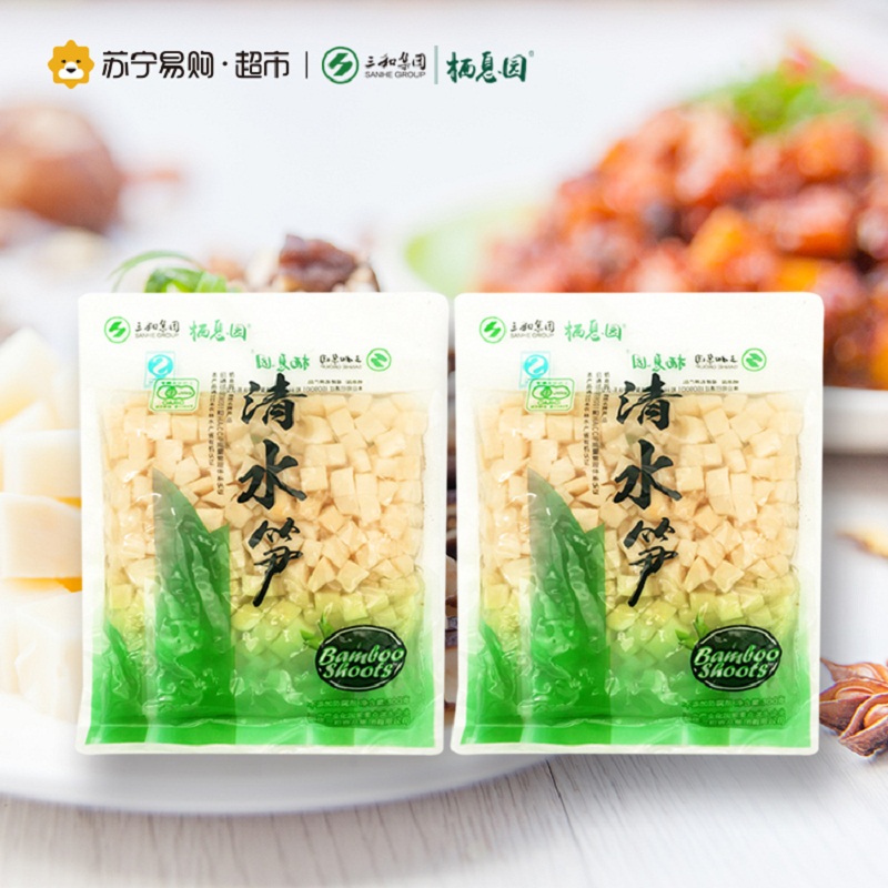 栖息园 福建清水笋丁 300gX2