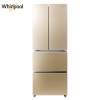 惠而浦(Whirlpool)BCD-403WMGW 403升风冷多门冰箱 第六感离子水雾保鲜(鲁克斯金)金色玻璃外观