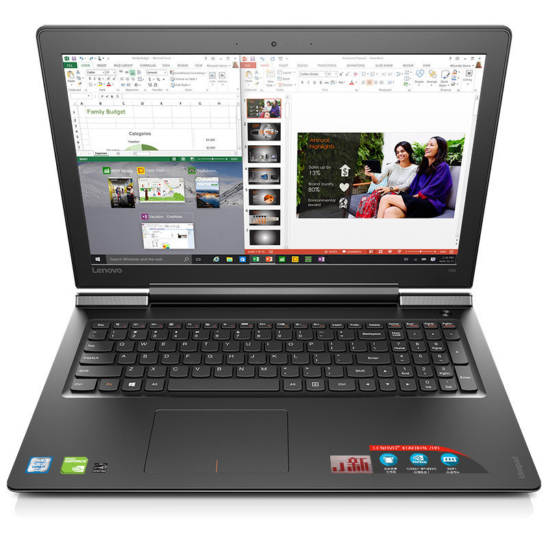 联想(Lenovo)小新700旗舰版ISK 15.6英寸超薄游戏本(I5-6300HQ 4G 500G 2G独显)