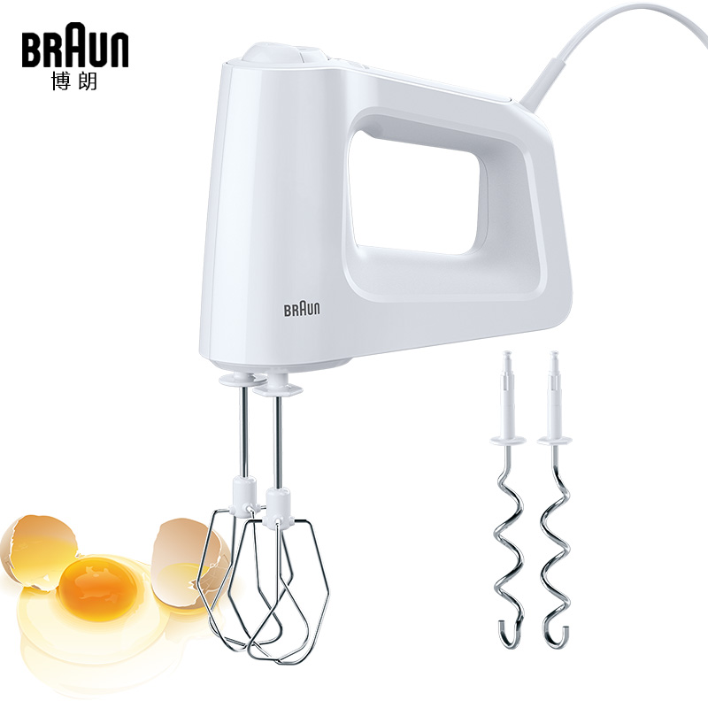博朗（Braun）料理机 HM3000 原装进口 6档调速 直流马达 多功能搅拌机 打蛋器 揉面机高清大图