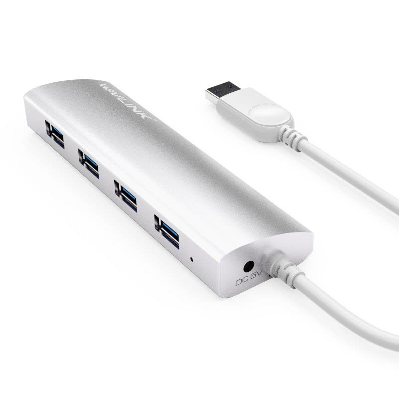 睿因(Wavlink)WL-UH3047 USB3.0超高速4口HUB集线器 一拖四USB口扩展器笔记本分线器图片