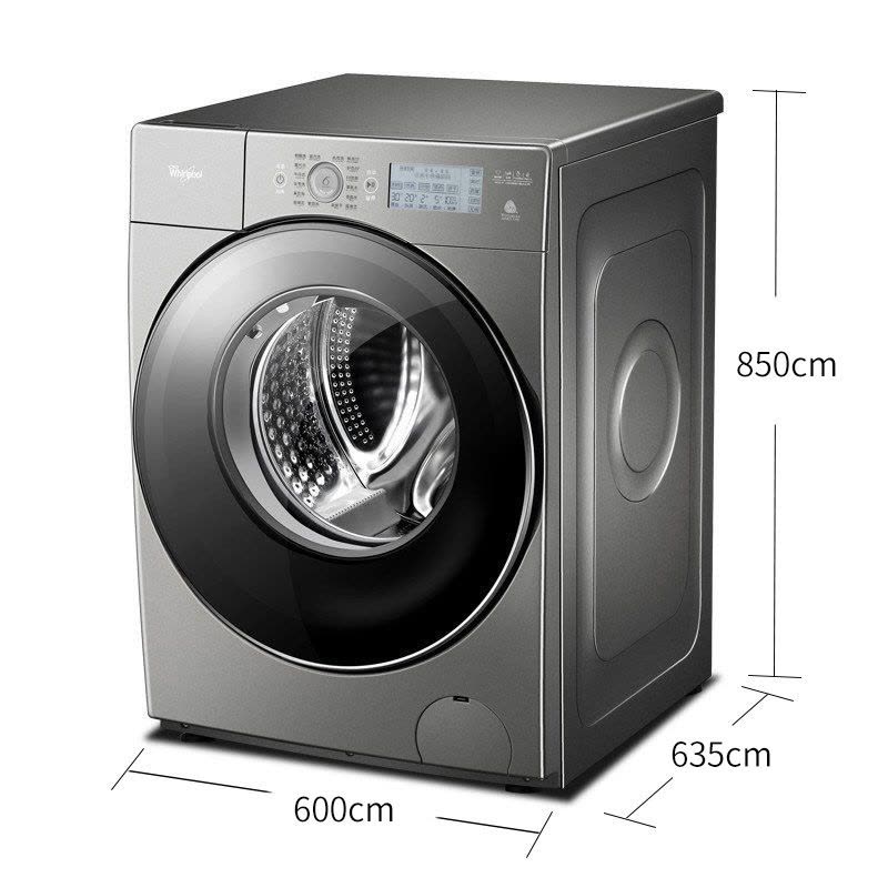 惠而浦(Whirlpool)WG-F100881BAHR 10公斤全自动智能洗烘一体洗衣机图片