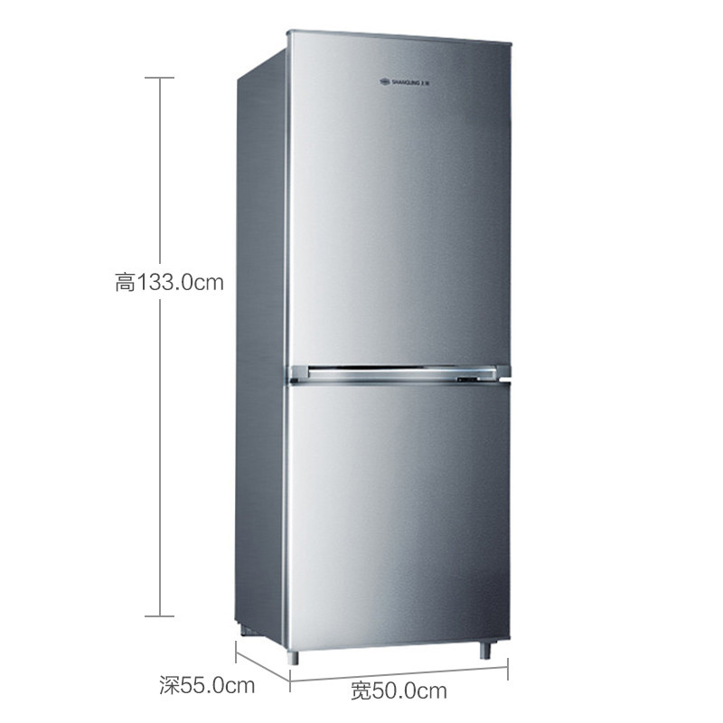 上菱(shangling) BCD-161CK 161升双门冰箱 静音节能小冰箱 快速冷冻保鲜 两门家用电冰箱