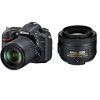 尼康(Nikon) 单反相机 D7100 机身+(18-140mm+35mmF1.8G) 双镜头套装