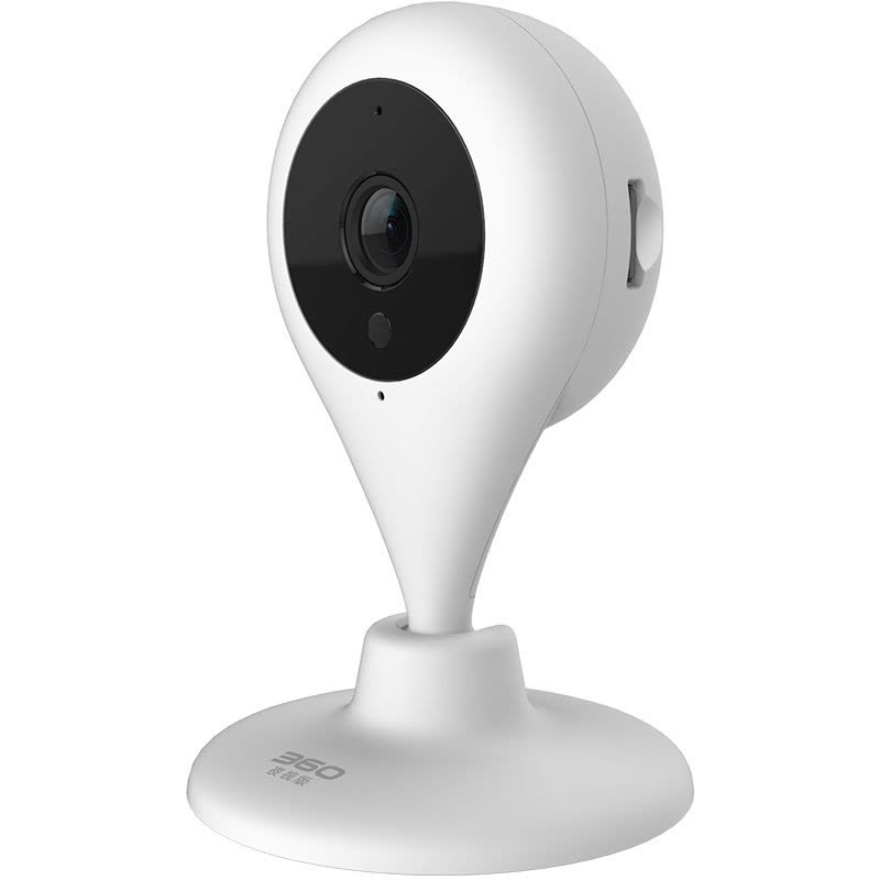 360智能摄像机夜视版 D503 小水滴 高清夜视 WIFI摄像头 双向通话 远程监控 哑白图片