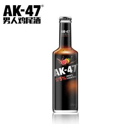 AK47男人鸡尾酒西柚味 预调鸡尾酒 275ml单瓶