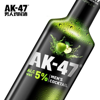 AK47男人鸡尾酒 苹果味 5° 275ml 果酒 预调酒