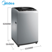 美的(Midea) MB75-eco31WD 7.5公斤波轮洗衣机 智能操控 变频节能 静音 家用 灰色