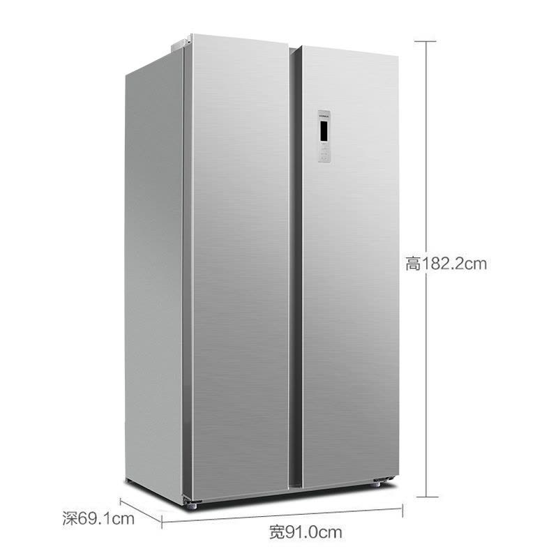 康佳(KONKA)BCD-556WEGX5S 556升 对开门冰箱 风冷无霜 智能控温 速冷保鲜 隐形把手 家用电冰箱图片