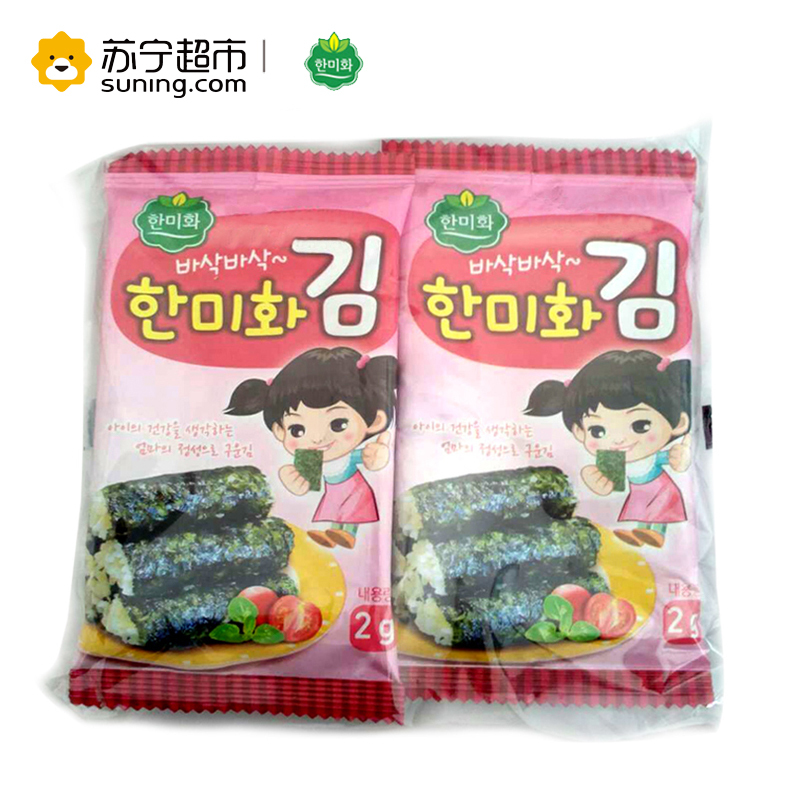 韩美禾童趣海苔原味20g/袋 韩国进口