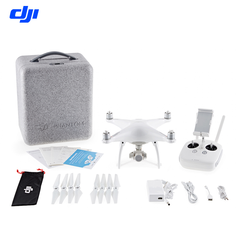 大疆创新(DJI) 精灵 Phantom 4 四轴航拍遥控飞机无人机 三电套装+车载充电器