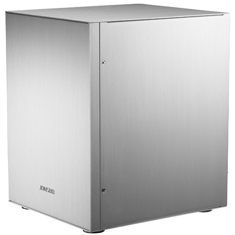乔思伯(JONSBO) C2 全铝机箱 银色 支持ITX-MATX主板24.5*21.5