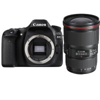 佳能(Canon) EOS 80D(16-35mm F4) 数码单反相机 单镜头套装 约2420万像素