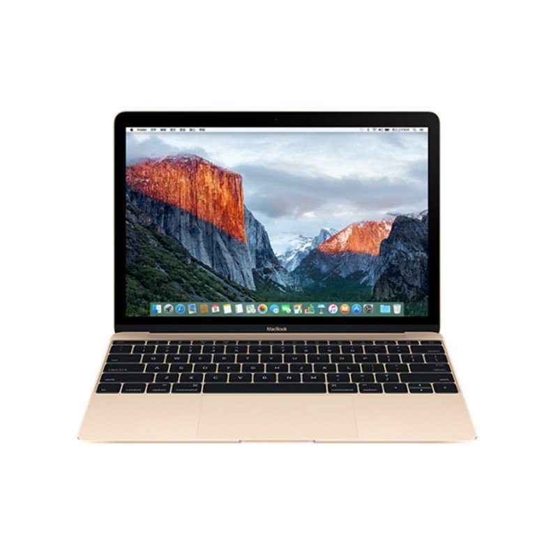 Apple MacBook 12英寸 笔记本电脑(Intel Core M3 处理器 1.1GHz 8G 256GB MLHE2CH/A)金色轻薄本