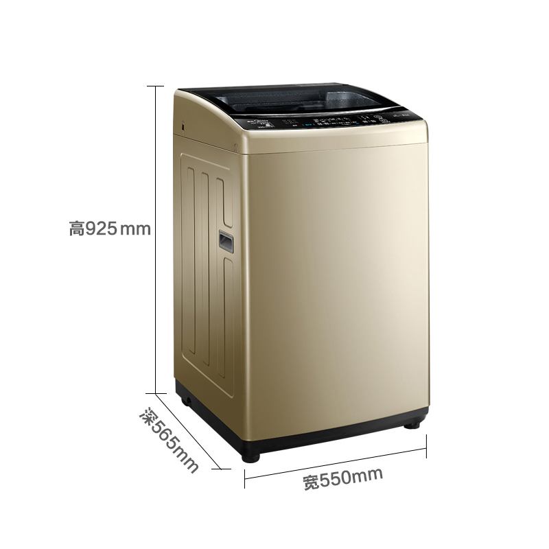 美的(Midea)MB80-8100WDQCG 8公斤洗衣机 智能操控 快净科技 变频节能 家用 金色高清大图