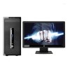 HP ProDesk 498 G2 商用电脑主机(i5-4590 4G 1TB DVDRW win7 20寸显示器)