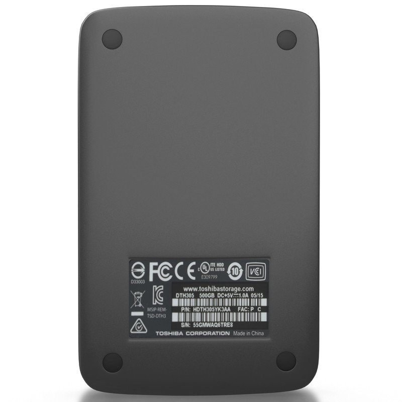 东芝(TOSHIBA)新小黑A2系列 2TB 2.5英寸 USB3.0 移动硬盘