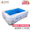 [苏宁自营]吉龙JL 3三环长方形 家庭婴儿游泳池 充气保温宝宝游戏池 桶球池 017387