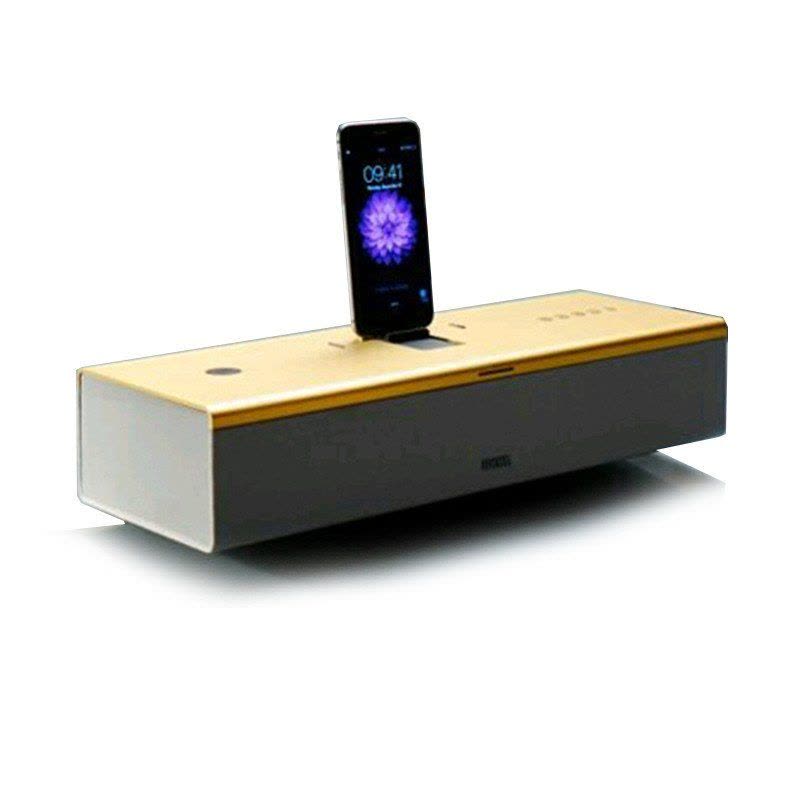 LOEWE Soundport Compact 德国发烧级2.1立体声蓝牙音响 带NFC 便携式音响 中号 黄金色图片