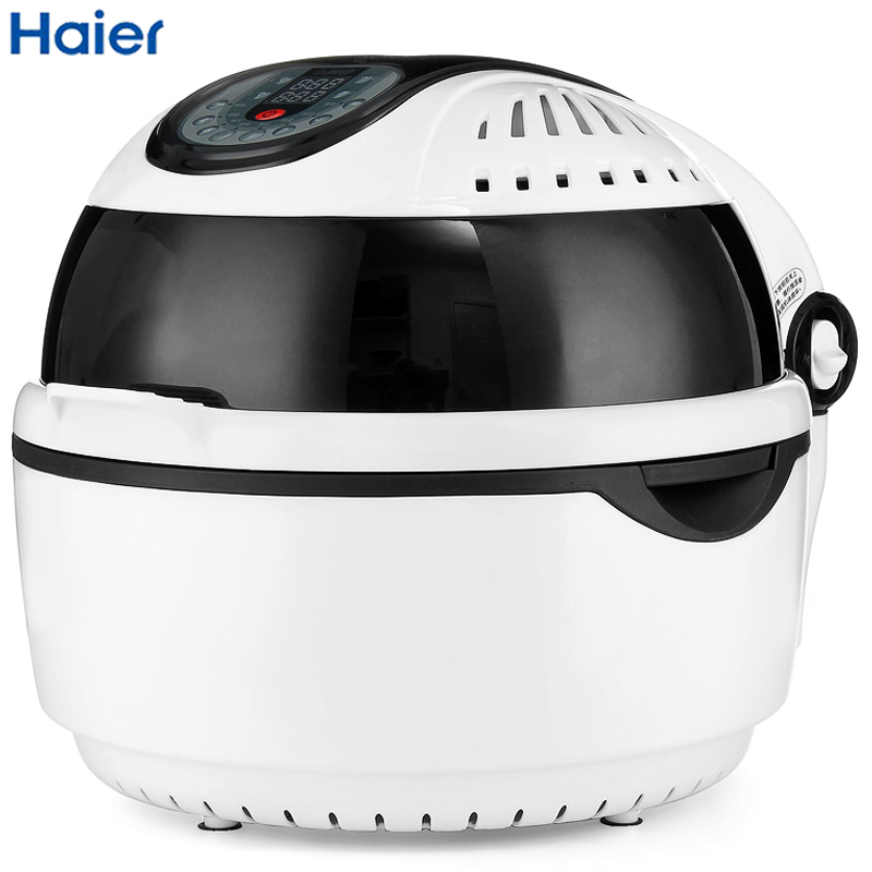 海尔(haier)小厨师空气炸锅AF-M001 10L大容量无油健康炸 无油3D炸锅 12大功能高清大图