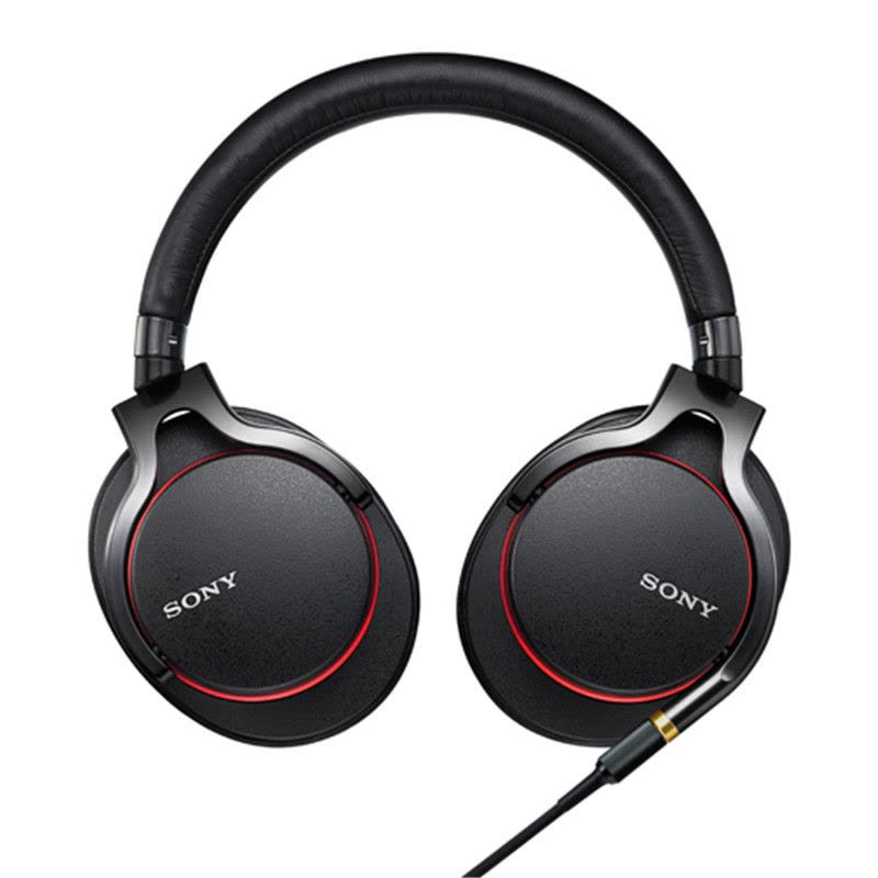 索尼(SONY) MDR-1A 高解析度立体声耳机 有线控 40mm驱动单元 优质线材(黑色)图片