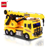 乐飞(LEFEI)城市工程车系列 9915重型起吊车 儿童惯性仿真工程车玩具3-6岁 男孩模型玩具工程运输车