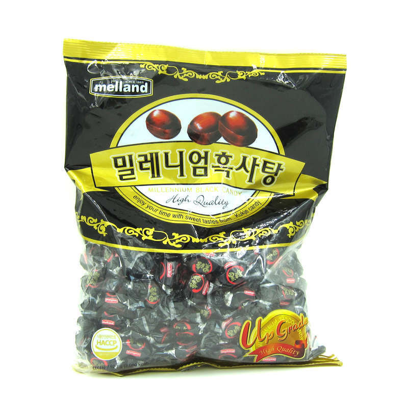 国际牌黄金时代黑砂糖(硬糖)520g 韩国进口 韩国硬糖甜而不腻 休闲旅游零食