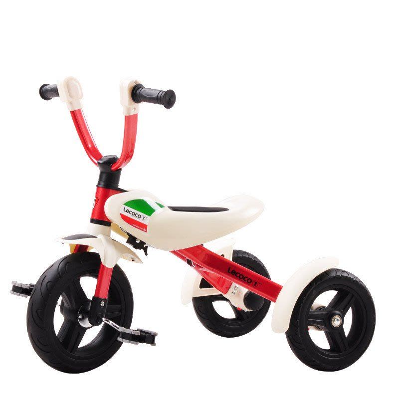 Lecoco乐卡折叠儿童三轮车脚踏车宝宝自行车免充气 优质钢材 贝克款24-30月;3岁;4岁图片