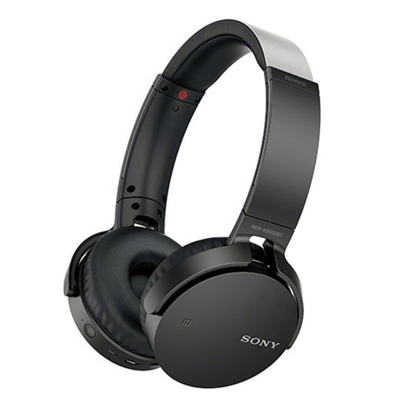 索尼(SONY)重低音无线立体声耳机MDR-XB650BT(黑色) 头戴式旋转轴设计 NFC 蓝牙耳机图片