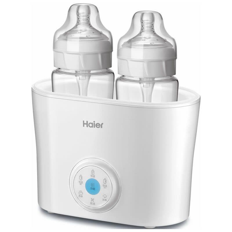 海尔(Haier) 婴儿双瓶恒温暖奶器 热奶器 温奶器 加热器 HBW-PF02图片