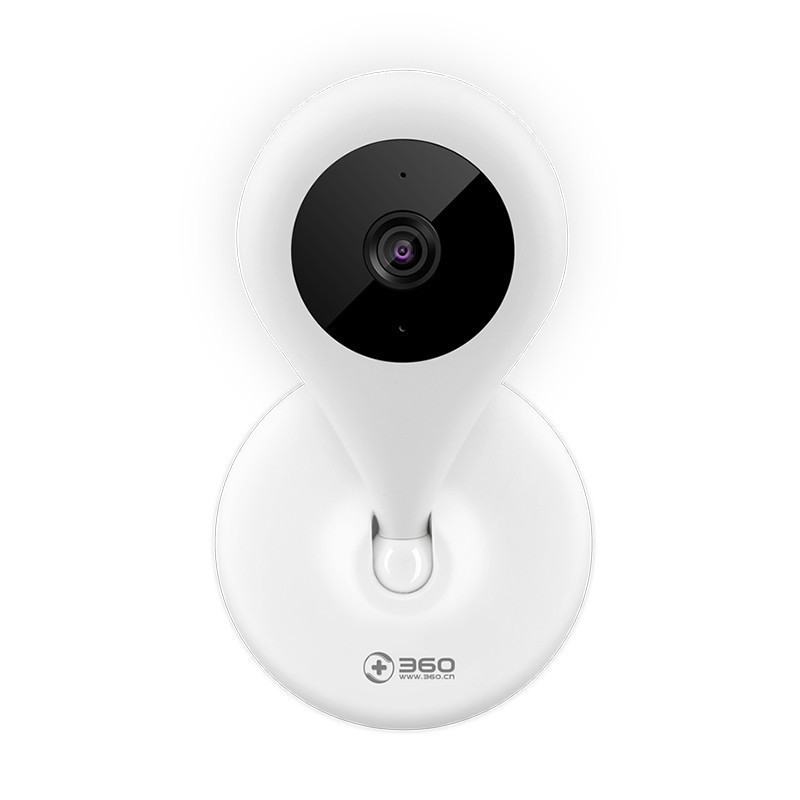360智能摄像机夜视版Plus D603 16G套装 小水滴 高清夜视 WIFI摄像头 双向通话 远程监控 哑白高清大图