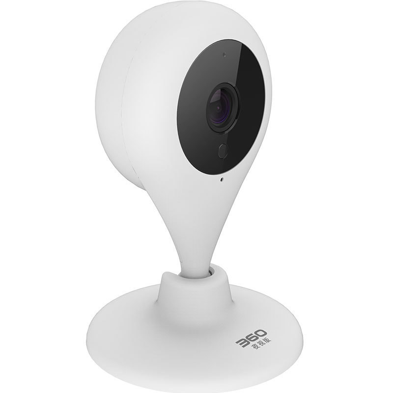 360智能摄像机夜视版Plus D603 16G套装 小水滴 高清夜视 WIFI摄像头 双向通话 远程监控 哑白高清大图