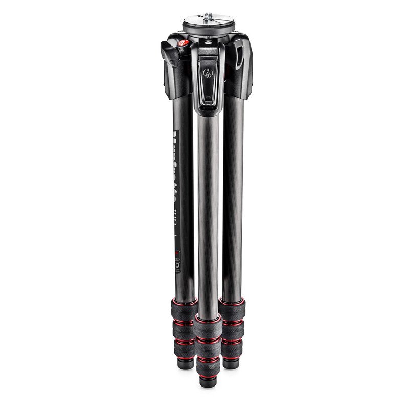 曼富图(MANFROTTO) MT190GOC4TB 旋钮式碳纤维三脚架 黑色