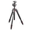 曼富图(MANFROTTO) MK190GOA4TB-BH 旋钮式铝合金三脚架云台套装